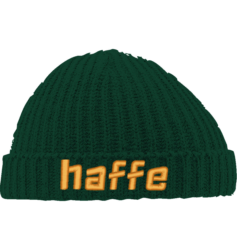 Haffe Letter Stick Beanie Short