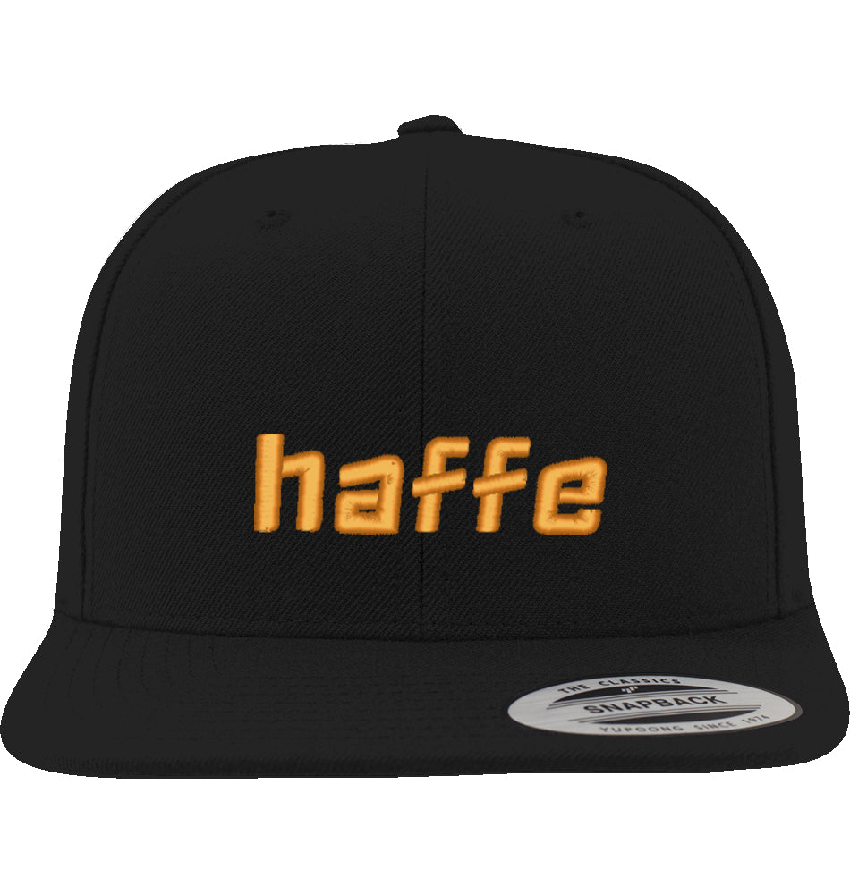 Haffe Letter Stick Snapback Cap