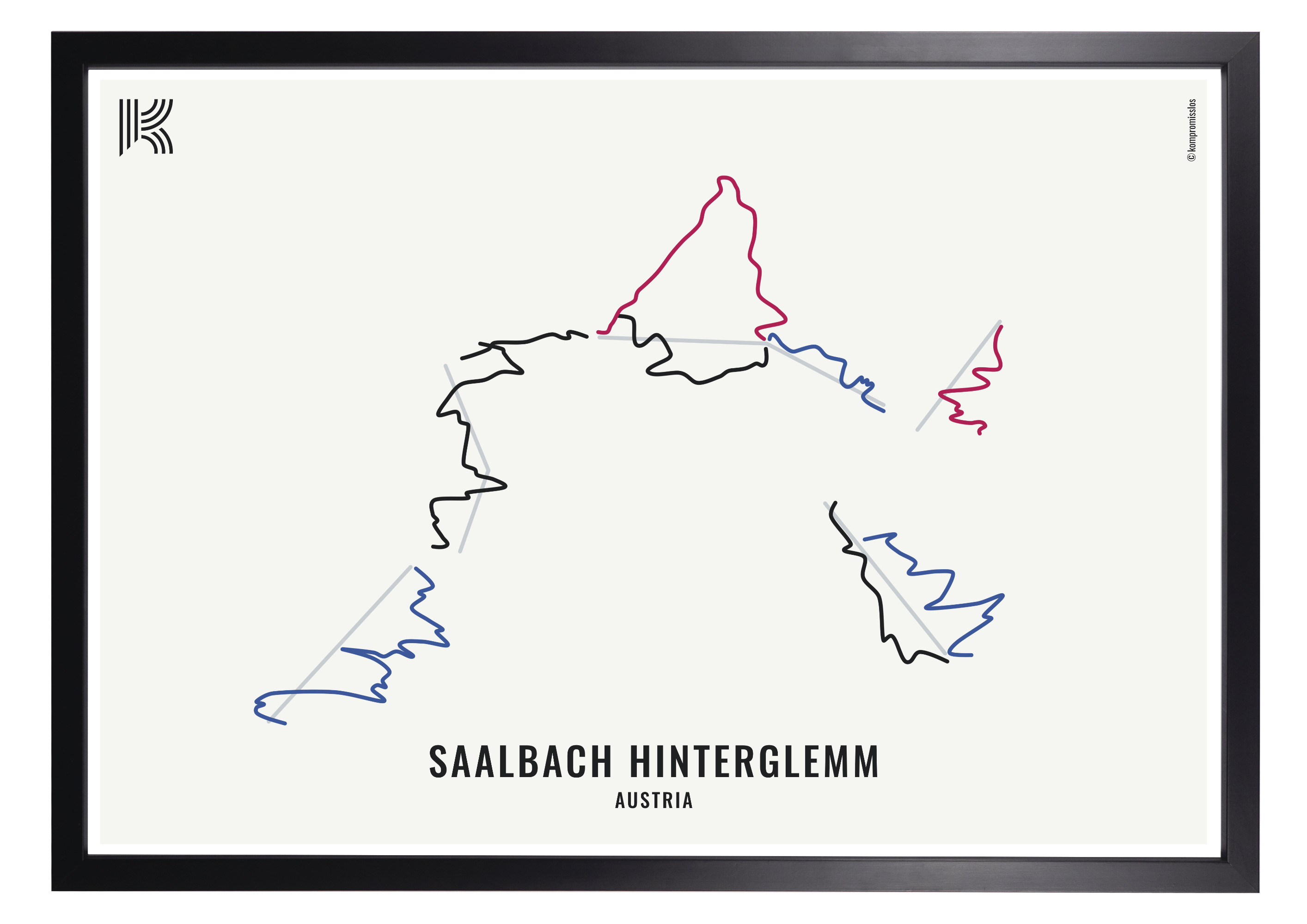 Saalbach Hinterglemm - gerahmt