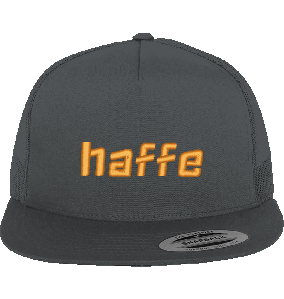 Haffe Letter Stick Trucker Cap