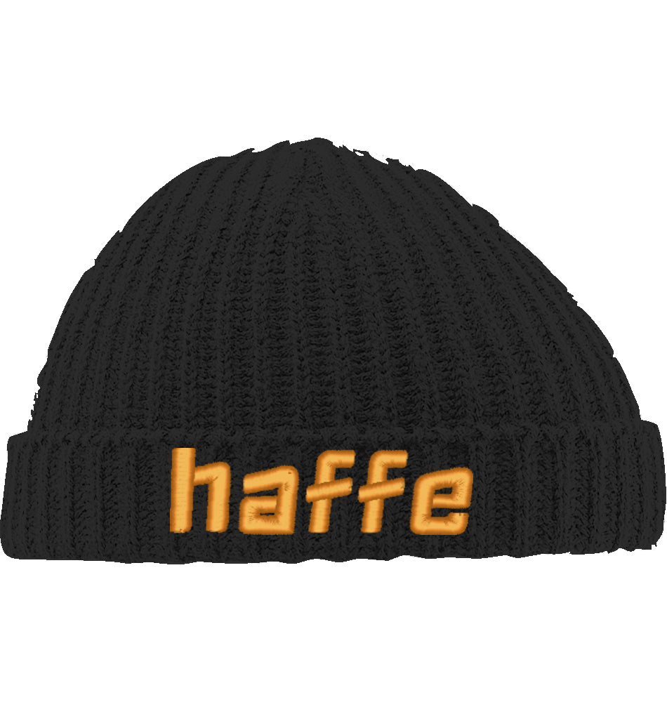 Haffe Letter Stick Beanie Short
