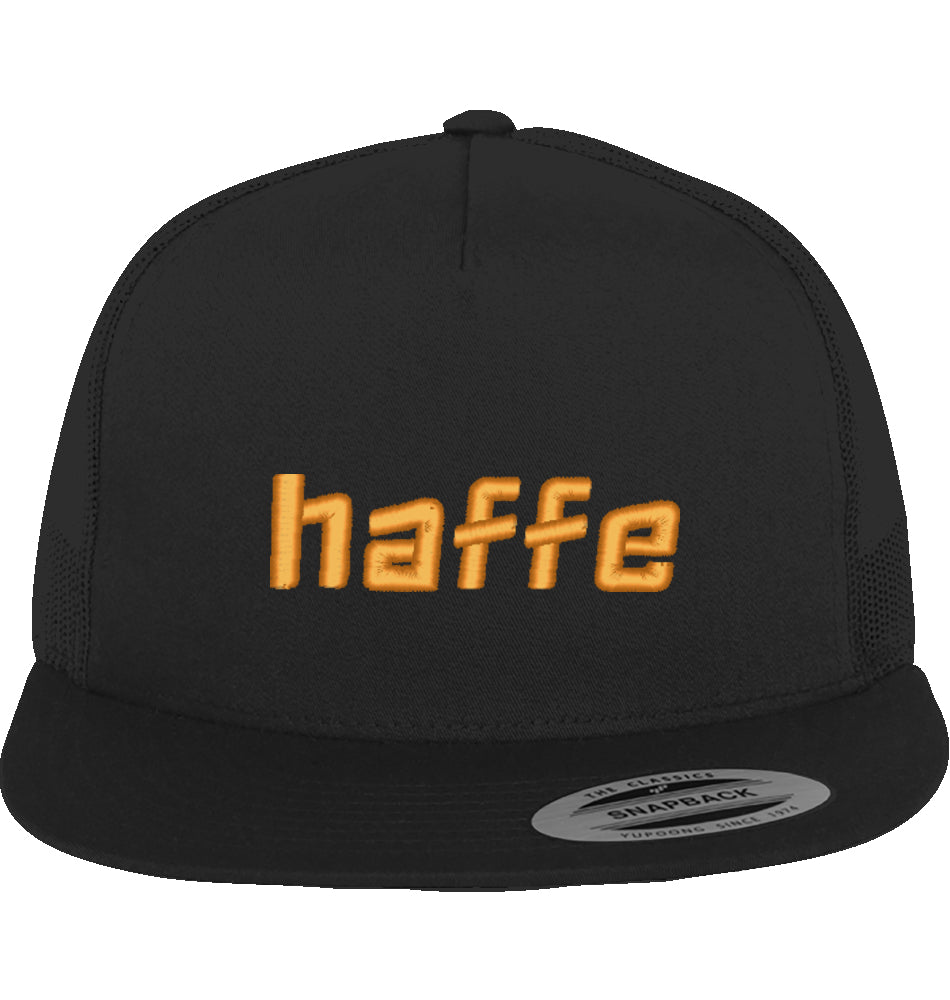 Haffe Letter Stick Trucker Cap